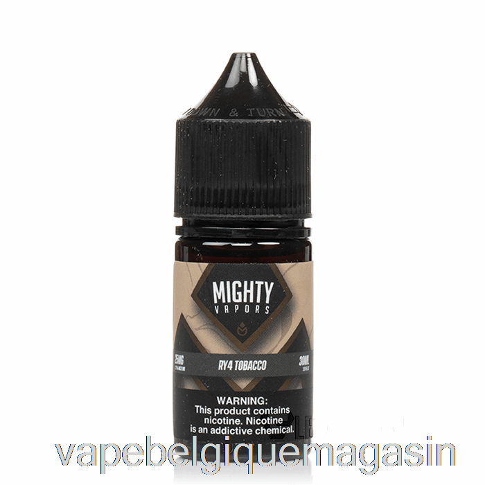 Vape Belgique Tabac Ry4 - Sels Puissants - 30ml 50mg